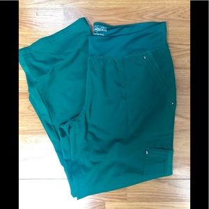 Healing Hands Green scrub pants